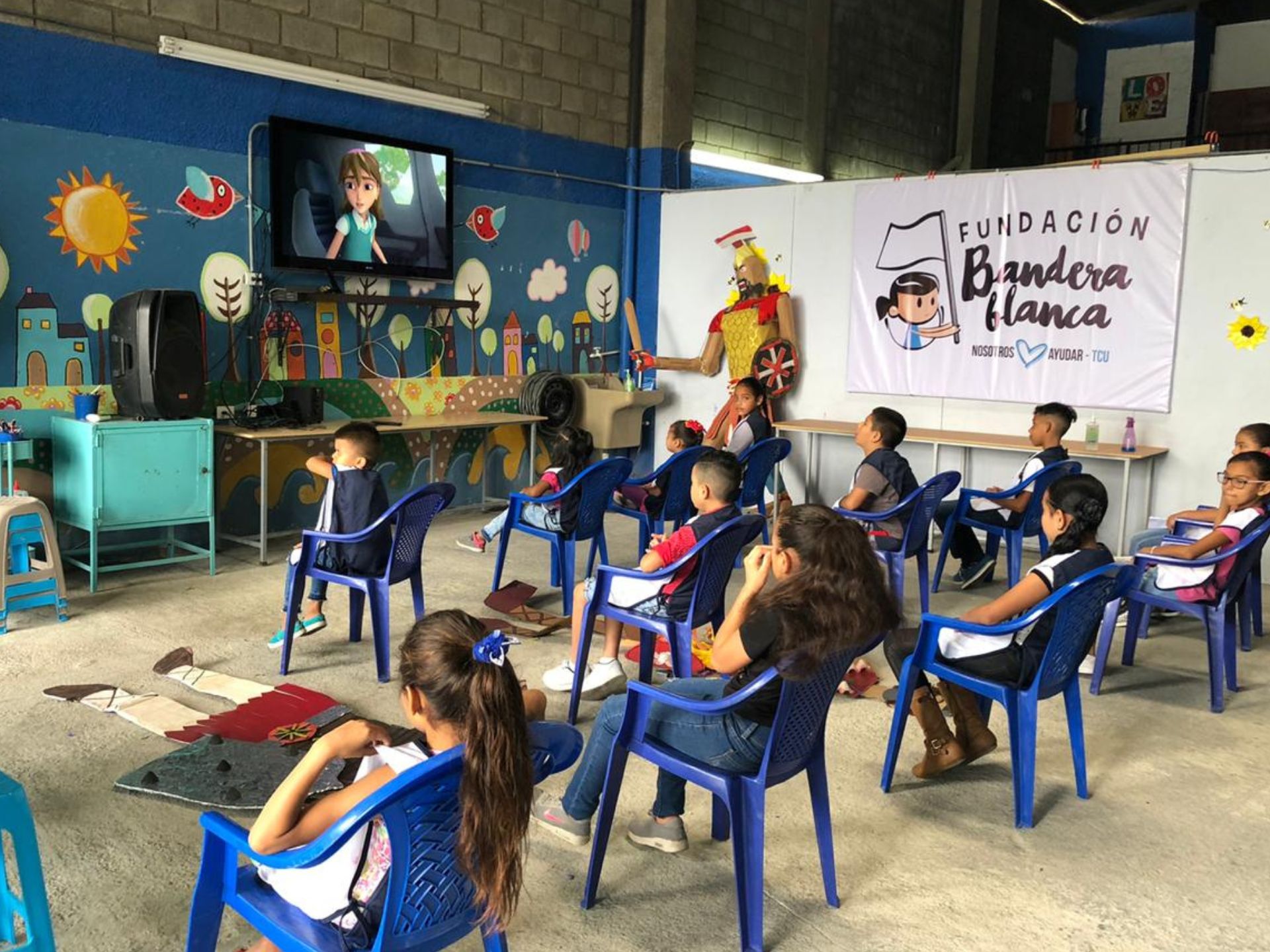 Schüler in einer Schule in Costa Rica