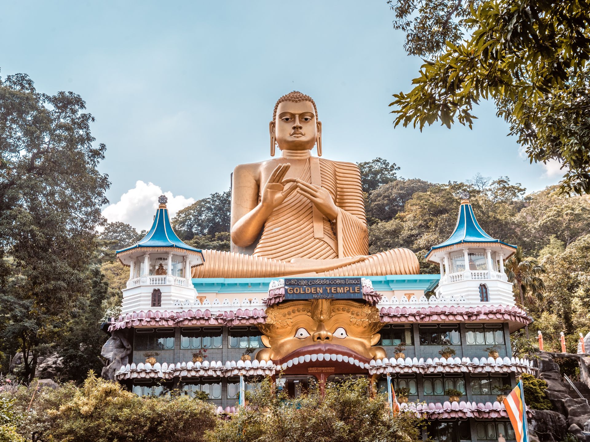 Der Golden Tempel in Dambulla in Sri Lanka